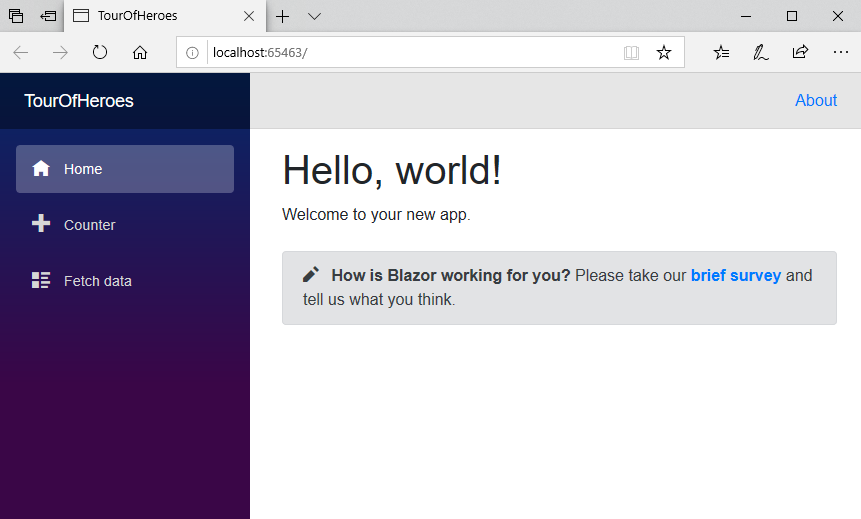 Blazor Application