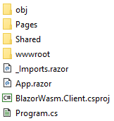 Blazor Client Project