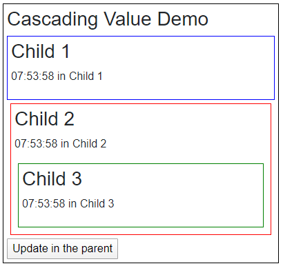 Blazor Update Cascading Values