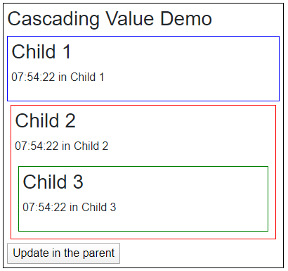 Blazor Update Cascading Values